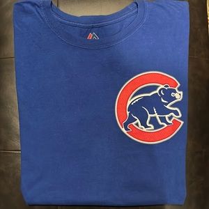 MLB official Majestic short sleeve Cubs T-shirt